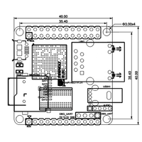 Taidacent NanoPi NEO 256/512 Open Source Allwinner H3 Quad-core Cortex-A7 1.2GHz Course UbuntuCore NanoPi NEO Carte de Développement