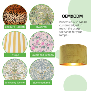 Pantalla de Lámpara Hecha a Mano con Forro de Cobre, Ecológica, Dorada, Naranja, Estilo Europeo E27, Decorativa, Occidental, Abat Jour - Product Image 5