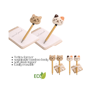<b>Tree</b> Shaped Plush Eraser Pencil <b>Topper</b> Everlasting eternal Pencil Black Lead Office School Use Green Color Xmas stocking stuffer - Product Image 4