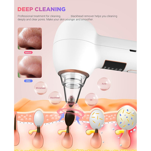 Hot bán điện comedone mụn <span class=keywords><strong>extractor</strong></span> với <span class=keywords><strong>3</strong></span> hút điện 5 đầu dò nén nóng Chức năng chân không mụn đầu đen Remover - Product Image 4