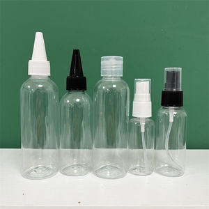 Botella aplicadora exprimible de aceite para el cabello de boca afilada de plástico vacía al por mayor con tapa giratoria - Product Image 3