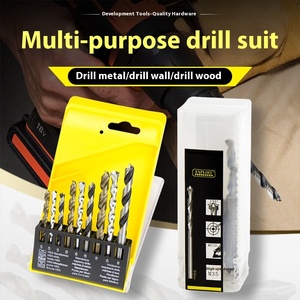 Khai Thác đa chức năng thép không gỉ khoan bit thiết lập 10mm 3mm 6mm cho bê tông cho hộ gia đình Điện Tay khoan bit - Product Image 4