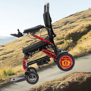 Silla de Ruedas Eléctrica Plegable Ligera con Neumáticos Sólidos, sin Necesidad de Asistente, Portátil para Viajes y Traslados - Product Image 5