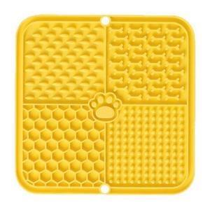 Tapis de léchage pour animaux de compagnie avec ventouse, bol anti-étouffement à alimentation lente, tapis de léchage en silicone pour soulager l'anxiété des chiens et des chats, logo personnalisé - Product Image 5