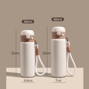 380/480ml étudiant adulte affaires extérieur Portable 316 acier inoxydable Double paroi fiole à vide bouteille d'eau chaude - Product Image 6