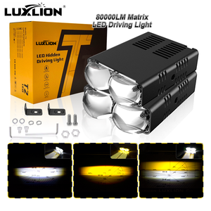 Nuevos Focos LED Todoterreno Ajustables de 360° para T2, 80W 8000LM IP68 12V Antideslumbrantes para Iluminación Exterior de 4x4, ATV y Motocicletas - Product Image 1