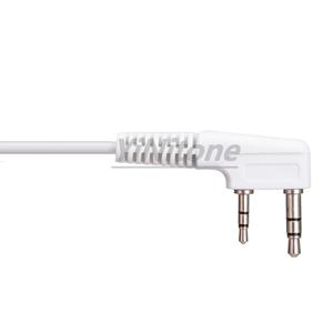 Dual 2Pin <strong>Earphone</strong> Headset with White Earpiece Mic PTT for BAOFENG/KENWOOD/POFUNG/HYT/QUSHENG/LINTON/TYT Walkie Talkies - Product Image 3
