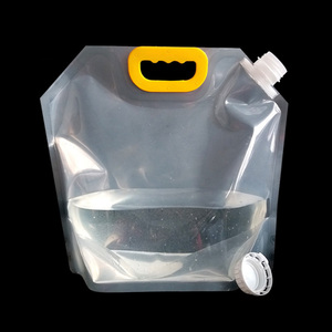 Bolsa Laminada de 2.5L con Boquilla de Succión, Envase de Grado Alimenticio con Asa Portátil, Bolsa Transparente con Boquilla Vertical para Agua, Cerveza, Vino - Product Image 1