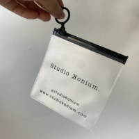 Sacs refermables givrés pour l'emballage de bijoux Petits sacs en plastique refermables en PVC avec fermeture éclair