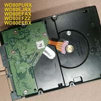 Disque dur NAS WD80EFZZ 8 To, 3,5 pouces, SATA 6 Gbit/s, 5640 tr/min, 128 Mo de cache pour stockage en réseau, partage de fichiers, sauvegarde et serveurs domestiques