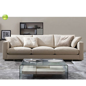 लक्जरी यूरोपीय बिक्री पर पश्चिमी शैली कपड़े सोफे फर्नीचर पार्लर के लिए बड़े अनुभागीय सोफा सेट - Product Image 2