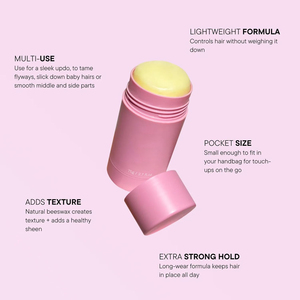 Custom Vegan Strong Hold Plant Extract Hair Wax Stick 50g <b>Container</b> for Edge Hair Private Label - Product Image 2