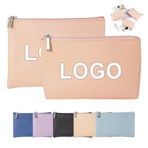 Bolsa de Cosméticos para Mujer al por Mayor Transfronteriza, Monedero de Cuero PU con Logotipo Personalizado para Viajes - Product Image 3