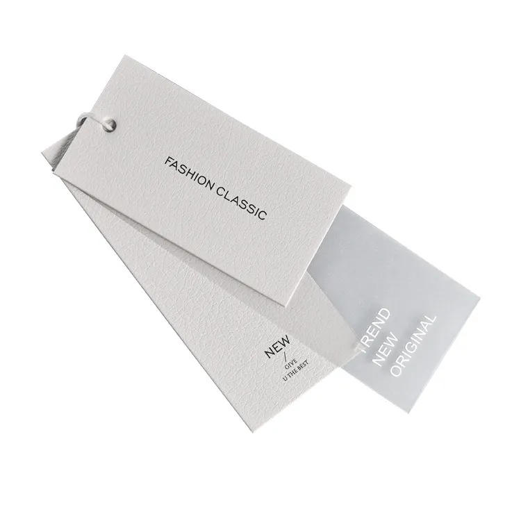Etiqueta de plástico con código de sellado para ropa, insignias de metal para colgar ropa