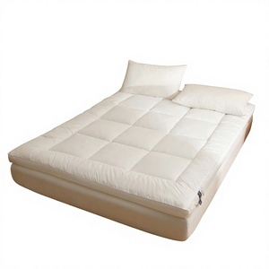 <span class=keywords><strong>Surmatelas</strong></span> matelassé en coton de qualité hôtelière, taille King, 200TC, imperméable, hypoallergénique, respirant, antibactérien, pour hôtel et maison - Product Image 1