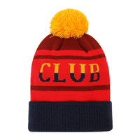 Gorros de Punto Personalizados al por Mayor con Logotipo, Diseño Color Block, Jacquard, Pompones y Bordado