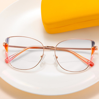 Partagas Fashion Cat Eye TR90 Candy Colors Anti Blue Light Blocking Lunettes Lunettes Monture Optique Lunettes pour Femmes Hommes