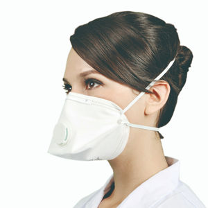 Pabrik <span class=keywords><strong>FFP2</strong></span> masker wajah sekali pakai, respirator tagihan bebek masker wajah sekali pakai dengan katup - Product Image 1
