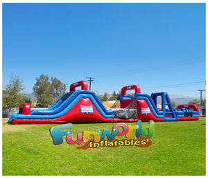 Casa inflable barata para deportes, juegos inflables de crick, rebote de Luna para saltar, obstáculos comerciales - Product Image 6