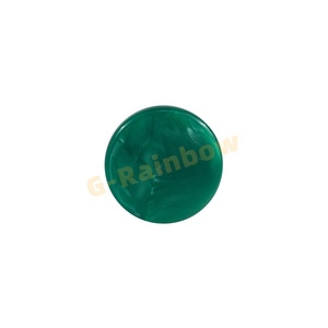Damas redondas de mármol epoxi de 20-50mm, fichas de Ajedrez de backgammon vertidas a mano de jade verde - Product Image 3