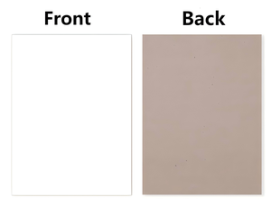 Cartoncino Duplex Resistente 230g/240g/250g/290g/340g/400g/450g, Bianco su un Lato con Retro Grigio per Appunti, Imballaggi e Modellismo - Product Image 4