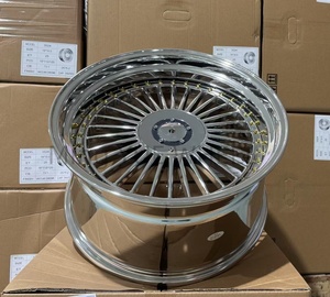 Mingyue Sliver Machine Face para BMW <span class=keywords><strong>Alpina</strong></span> Series 3 5 7 530i 540i E46 19X9 19X10 5X112 5X120 Rueda de coche de pasajeros escalonada 112 - Product Image 3