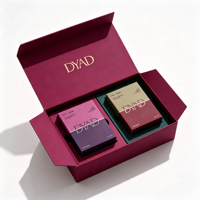 Boîte en papier pliable personnalisée, boîte de luxe pour bougies, parfums, cosmétiques, bijoux, boîte cadeau rigide avec aimant, boîte avec insert en mousse personnalisé