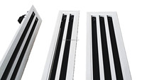 Grille d'air réglable de diffuseur de fente linéaire de sortie de CVC pour la ventilation de C.A. pour le plafond d'intérieur
