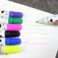 Ensemble de stylos aquarelle vente directe d'usine dessin pour enfants Doodle stylo de couleur convient à la papeterie scolaire stylo aquarelle
