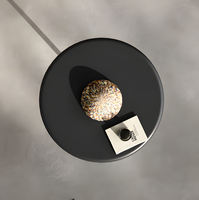 Table console en acier inoxydable de luxe moderne, design italien minimaliste, haut de gamme, pour couloir