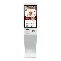 Kiosco de Autoservicio de 21.5 Pulgadas para Pedidos de Comida en Restaurantes, con Impresora y Escáner de 80 mm