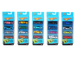 Color Box Bestseller Autos pielzeug im Maßstab 1:64 Fahrzeugset Modellautos aus Druckguss Freilauf Metall legierung für Kinder