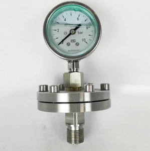 زيت الهواء ختم غشاء ماء بوردون أنبوب mpbar سعر مقياس الضغط - Product Image 3