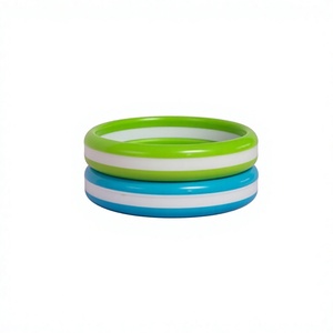 Best Colorful Stackable Resin Bangles Set for Women Fashion Stylish Jewelry Accessories <b>Rainbow</b> <b>Bracelets</b> Trendy Party Wear - Product Image 2