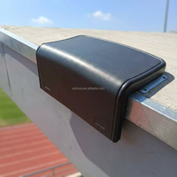 Sièges de tribune en plastique HDPE à dossier plat, sièges de spectateur pour gymnase, sièges de banc en plastique, modèle CS-QH02-P