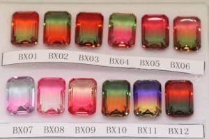 China Cubic Zirconia Corundum Spinel Nano Glass Crystal Color Card of Artificial <strong>Gems</strong> - Product Image 6