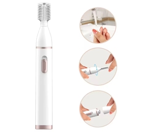 Tondeuse électrique pour sourcils et poils du corps Épilateur avec une lame en ABS pour l'épilation de la barbe et des poils - Product Image 1