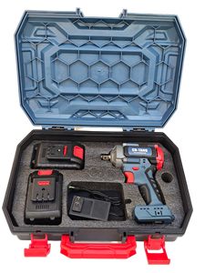 Fast Charging Cordless <b>Ratchet</b> <b>Wrench</b> <b>Set</b> 21V 360N.m 2 Bat 1 Charger CR-V Material Multi-purpose machine Ships within 24 hours - Product Image 1
