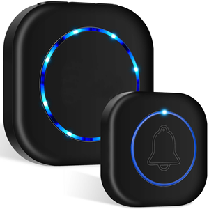 Sonnette de porte intelligente sans fil longue portée 200M - 36 mélodies personnalisables, prise US/EU/UK, sonnette d'accueil pour la maison, vente chaude - Product Image 1