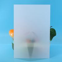 Film diffuseur en polycarbonate optique translucide de taille personnalisée Film diffuseur led auto-adhésif pour PC