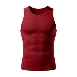 Customize <b>men</b> sleeveless t shirt 100% polyester <b>singlet</b> blank Plain Screen Print 2026 custom made tanktop wholesale price Vest - Product Image 1