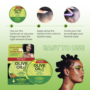 Produits de cire coiffante à l'huile d'olive Mlodels explosifs Cire pour cheveux fraîche et non <span class=keywords><strong>grasse</strong></span> pour une utilisation en salon - Product Image 4