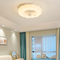 Lampu Kipas Angin Plafon Nordic Bubble Modern Minimalis Bentuk Awan untuk Kamar Tidur, Ruang Tamu, dan Kamar Anak