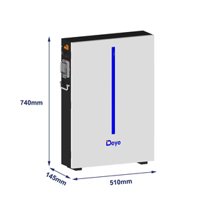 Deye LiFePO4 RW-M6.1-B(LV) Wandmontierte Lithium-Batterie 51,2V 120Ah 57,6kWh Solarbatterie mit Hybrid-Wechselrichter für den Heimgebrauch - Product Image 3