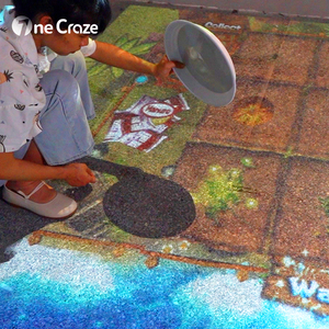 3D Interactive Sand Beach with Interactive Projector, Kids Sand Pool Floor Projection Game for Indoor Playground - Product Image 3