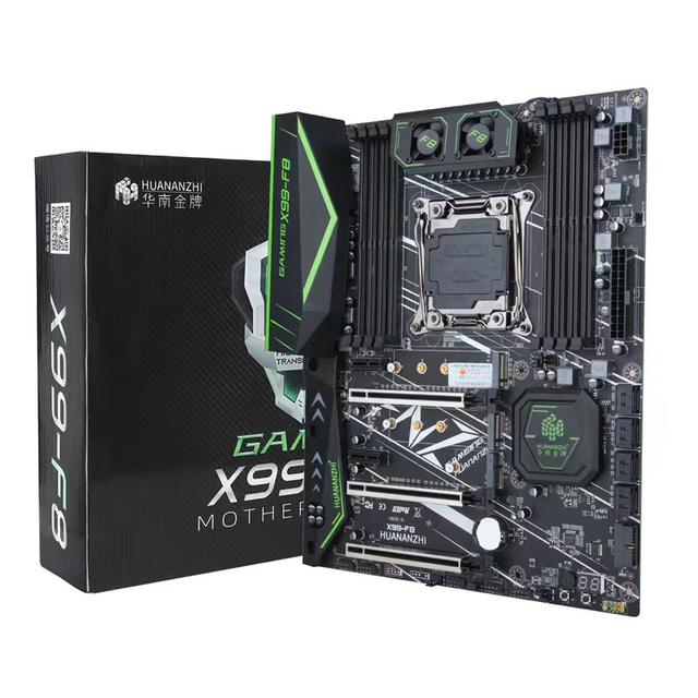 X99 F8 8*DDR4 LGA2011-3 E5 2678v3/E5 2680v3 CPU X99 Motherboard Works Perfectly