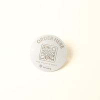 Etiqueta de Código QR Metálica, Etiquetas de Identificación Personalizadas para Árboles, Números de Serie de Aluminio, Impresión UV, Placa de Identificación Metálica Escaneable