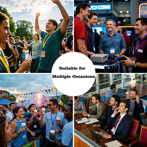 Dây buộc trống đã sẵn sàng cho thăng hoa in một công cụ cổ quảng cáo tuyệt vời cho các doanh nghiệp trường học và các sự kiện - Product Image 5