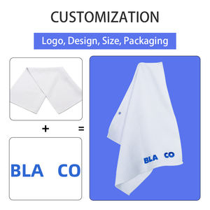 Serviette de golf en microfibre <span class=keywords><strong>avec</strong></span> mousqueton, motif gaufré, serviette de nettoyage pour le golf <span class=keywords><strong>avec</strong></span> fermeture auto-agrippante - Product Image 2