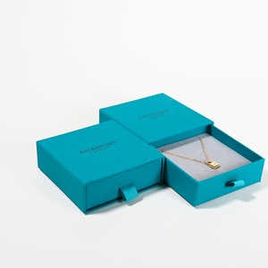 Custom Logo Eco-Friendly Sliding <b>Drawer</b> Jewelry Packaging Box Cardboard <b>Small</b> Gift Box for Rings Premium Paper Box - Product Image 5